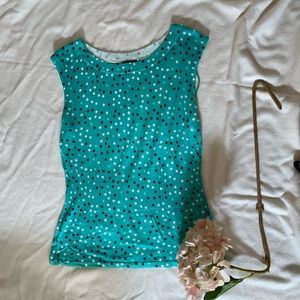 Mint Green Polka Dot Tank Top